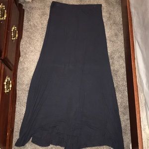 Navy maxi skirt